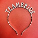 Сребрен Team Bride Тиара – Тиара за Невеста и Невестинска Помошничка