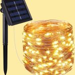 Сончева Енергија 200 LED Надворешно Осветлување Лента