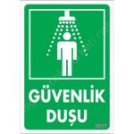 Предупредувачка Табла за Безбедносен Туш 17,5x25 KOD:1017