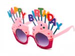 Happy Birthday Партии Очила во Розова Фушија