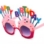 Happy Birthday Партии Очила во Розова Фушија