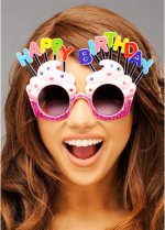 Happy Birthday Партии Очила во Розова Фушија - Image 2