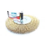 Hawk HA10135 Жолта жичана кружна четка со игла 100x10 mm