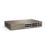 IP-COM F1118P-16-150W 16 PORT 10/100+2X1GB SFP/1XRJ45 COMBO 150W POE RACKMOUNT SWITCH - Image 2