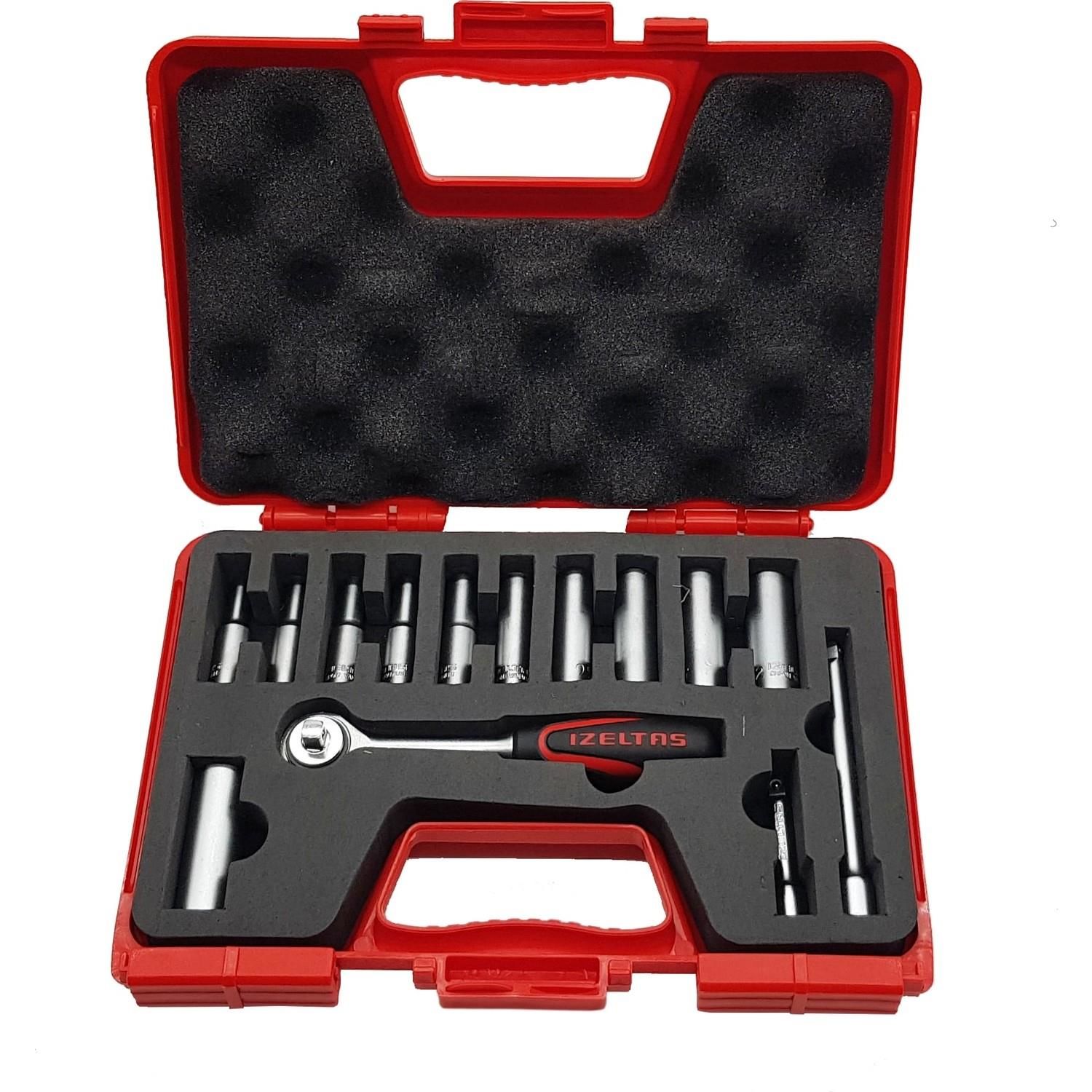 izeltas-14-parca-derin-lokm-2908_1.jpg Изелташ 14 Парчиња Длабоки Локма Комплет 1/4'' Инч - Image 1