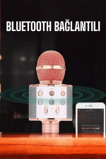 Безжичен Bluetooth караоке микрофон со USB и AUX влез, високо квалитетен звук - Image 5