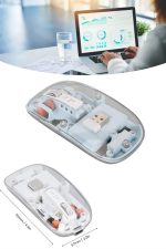 Безжичен глувче со полнење Bluetooth Wireless Двојен режим Тивок - Image 5