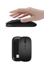 Безжичен глувче со полнење Bluetooth Wireless Двојен режим Тивок - Image 3