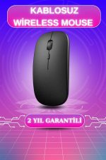 Безжичен глувче со полнење Bluetooth Wireless Двојен режим Тивок - Image 2