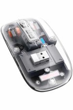 Безжичен глувче со полнење Bluetooth Wireless Двојен режим Тивок