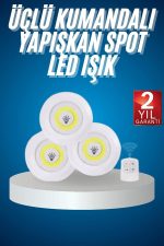 Безжичен LED Лампа за Масата со Пакување од 3 Парчиња - Image 2