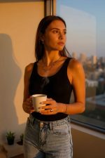 Женски црн без ракави дебел со широки ракави долг crop top блуза & атлет - Image 2