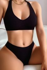 Женски Црн Seamless Tanga Сет - Image 2