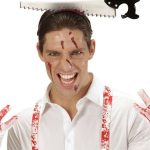 Кафата со застрената Halloween крвава тестера шега