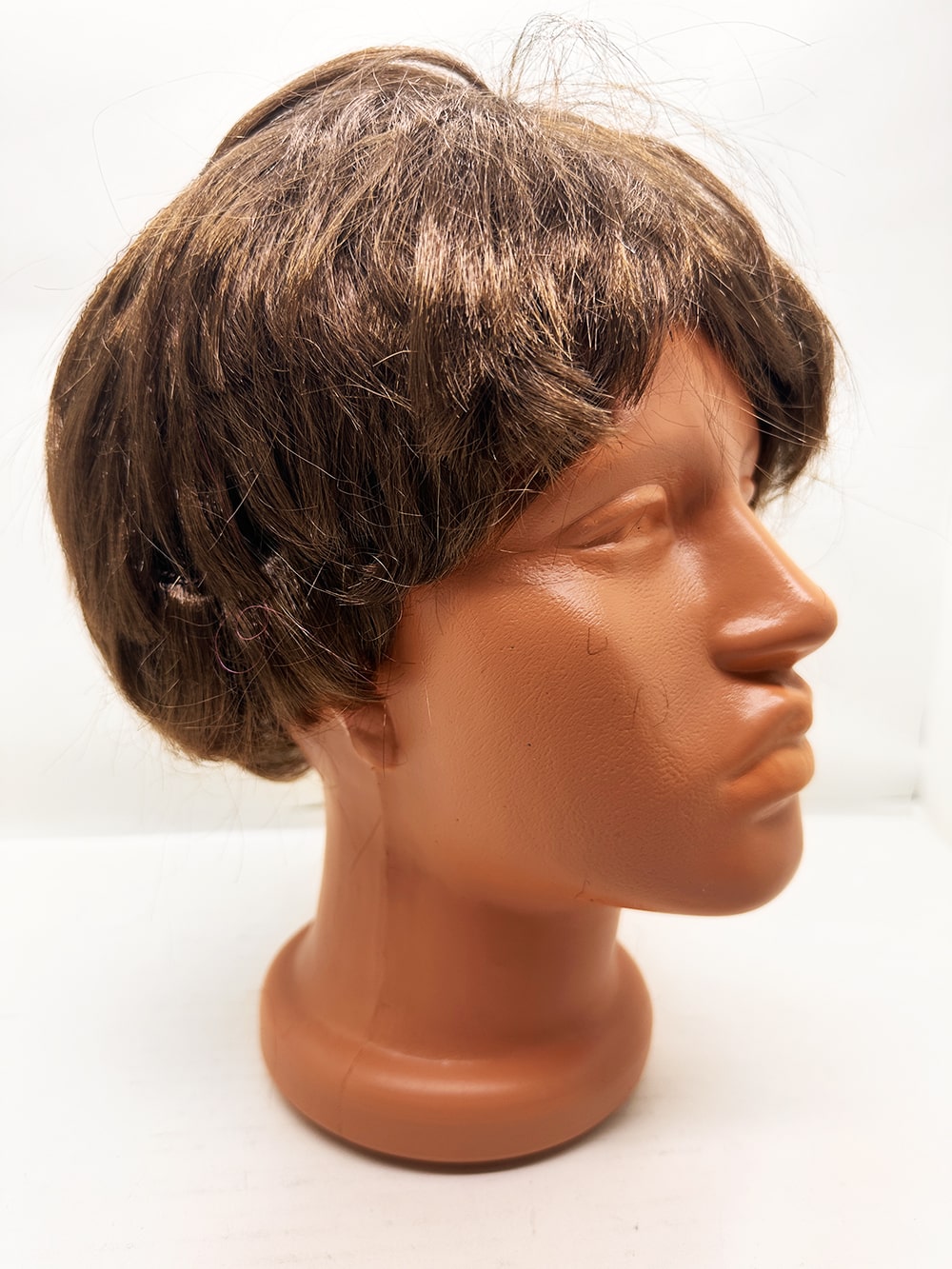 kahverengi-kisa-kesim-ici-a-29730_1.jpg Кафена Кратка Рез Ичи Обложена Мушка Перука - Image 1