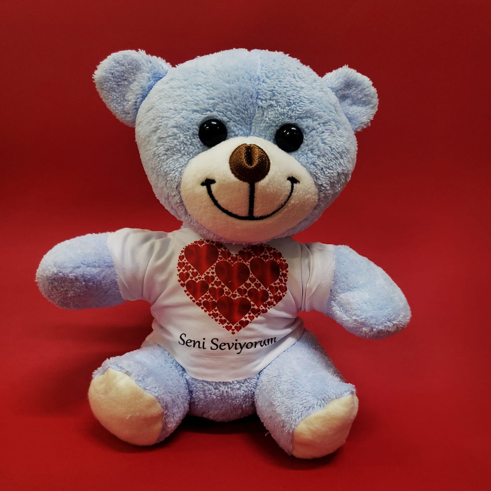 kalpli-seni-seviyorum-yazili-26840_1.jpg Пелуш меченце со маичка "Се сакам" - Image 1