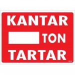 Предупредувачка Табла: Вагата Мери Тони 25x35 КОД:1618