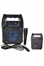 Bluetooth звучник со FM радио и Karaoke микрофон