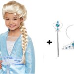 Костум сет за деца Frozen Elsa