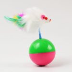 Играчка за мачки со топка и глувче