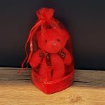 Црвена Подарочна Кеса со Мечка - Image 2