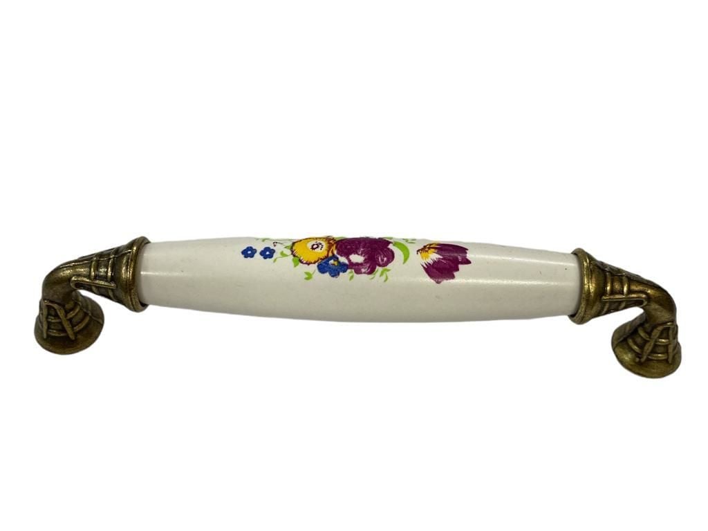 klasik-silindir-kulp-antik-sar-3225_1.jpg Класичен Цилиндричен Држач Антик Жолт 128 mm - Image 1