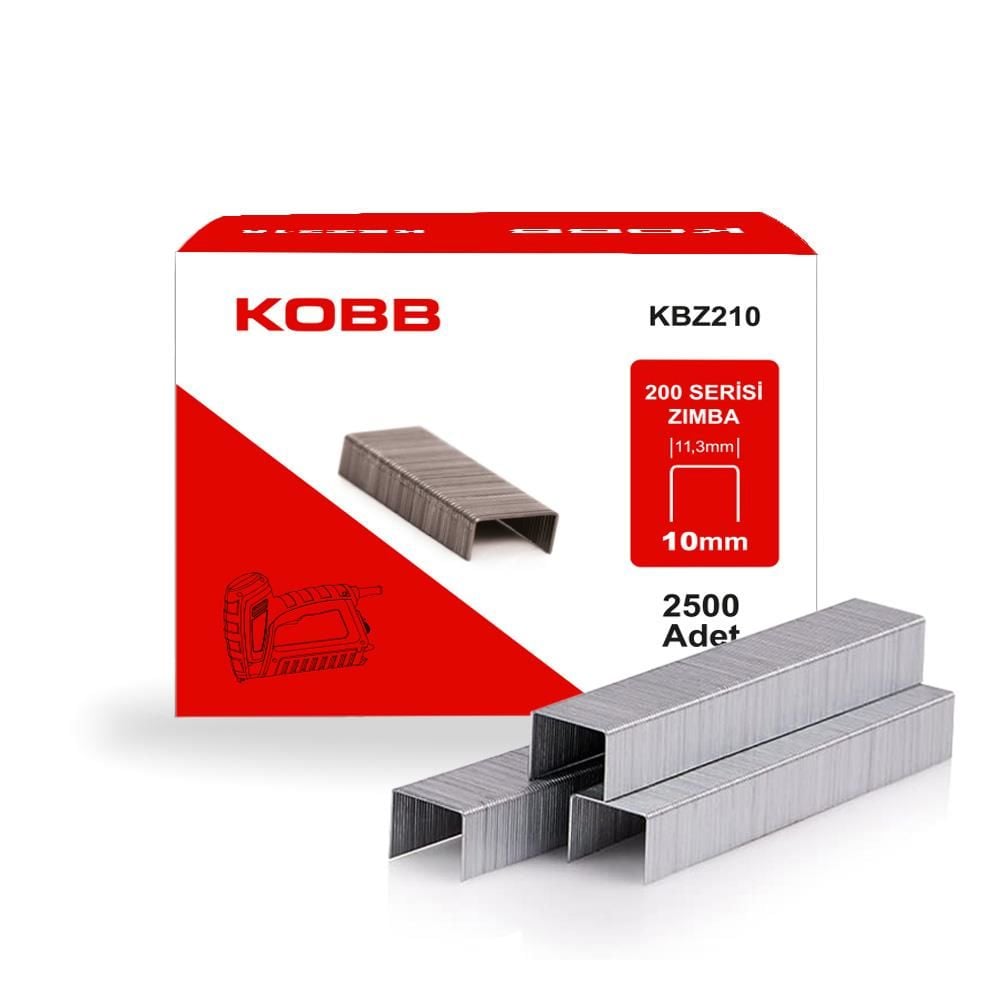 kobb-kbz210-10-mm-2500-adet-z-3602_1.jpg Kobb Kbz210 10 Mm 2500 Парчиња Стапки за Залепување - Image 1