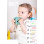Темнозелен силиконски заби за бебиња - Image 2