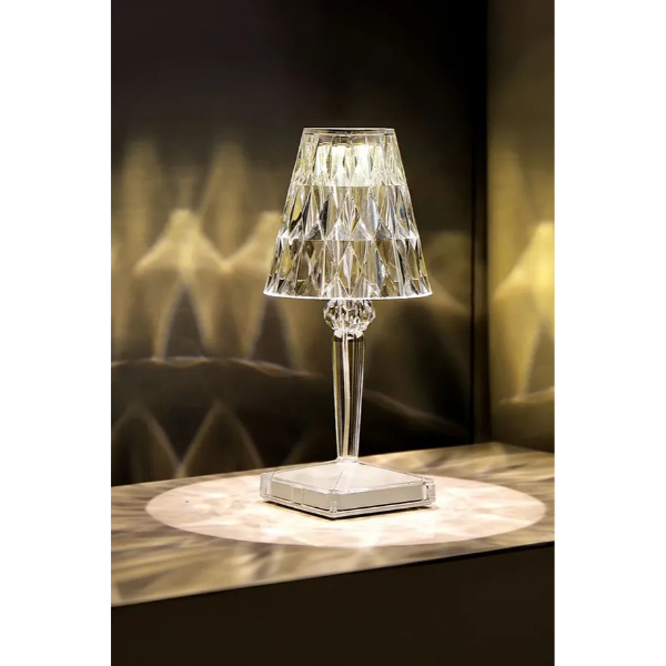 kristal-abajur-led-kumandali-27367_1.jpg Кристална Абажур LED Контролер и Дотичен Маслен Лампа - Image 1