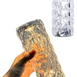 Кристална Ламба Масна Ламба Со Полнење Тачка Сензор Usb Полнење