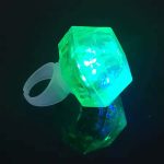 Кристален Дизајн LED Светлечки Зелен Прстен