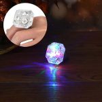 Кристален Дизајн LED Светлосен Сребрен Прстен - Image 2