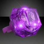 Кристален Дизајн LED Светлосен Портокал Прстен