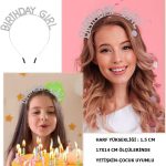 Кристален Ташли Сребрен Birthday Girl Парти Тач