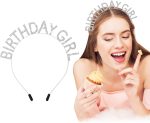 Кристален Ташли Сребрен Birthday Girl Парти Тач - Image 2