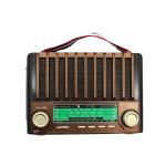 KTF-1428 Сончев панел, полнлив Носталгичен Bluetooth звучник – FM/AM/SW радио, USB/SD поддршка, пренослив дизајн