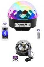 Кугла Диско Топка Музички Плеер Цветна Ласерска Светлина Bluetooth Диско Парти Светло со Далечинско - Image 5
