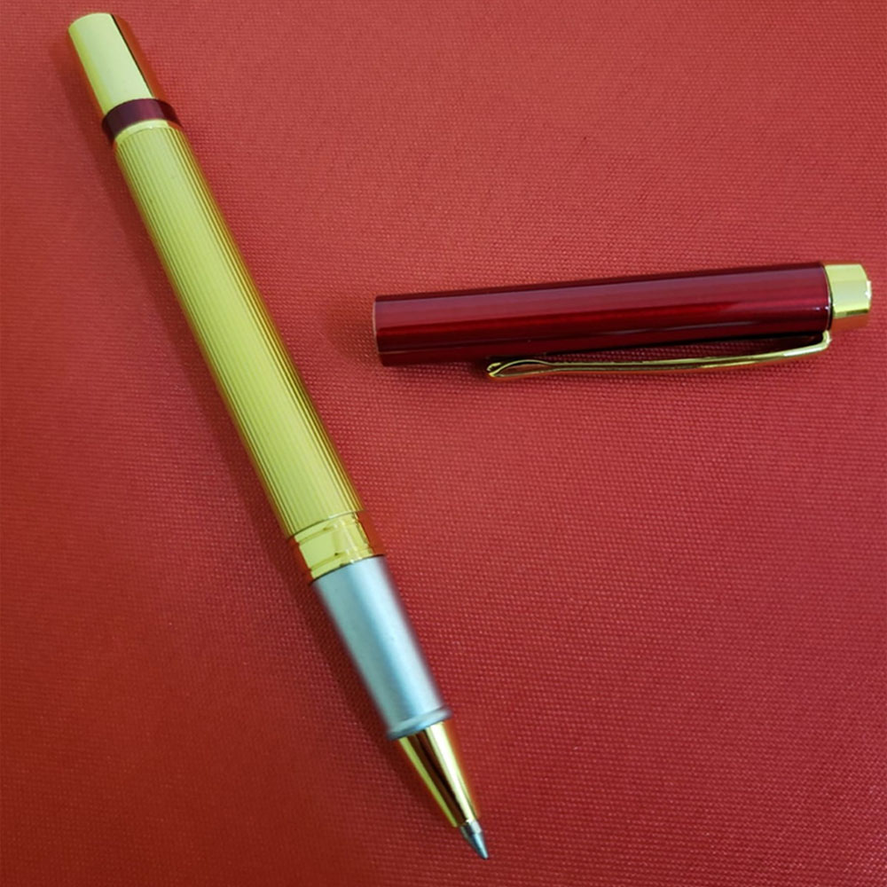 kutulu-kirmizi-gold-tasari-29612_1.jpg Кутииран Црвен Gold Дизајн Ролер Пенкалo - Image 1