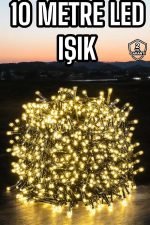 LED Светло 10 Метри Ден Светлина Сјајно и Природно Дрвена Декорација - Image 2