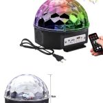 LED Светло Диско Топка со Bluetooth Звучник и USB Музички Плеер со Далечинско