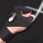 Работни ракавици со LED светло десен лев пар