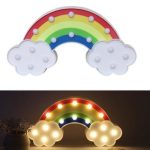 LED светлосен дъгата ноќна лампа