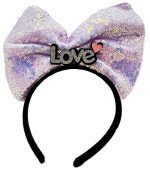 LED светлосен сребрен венец со натпис LOVE - Image 2