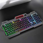 LED Осветлен Играчки Клавијатура со USB Влез RGB Осветлена Q Клавијатура со Миш подарок