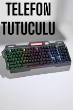 LED Осветлен Играчки Клавијатура со USB Влез RGB Осветлена Q Клавијатура со Миш подарок - Image 5