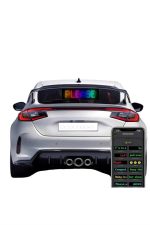 LED MATRIX 16X96 пиксели неон светло, компатибилен со сите возила