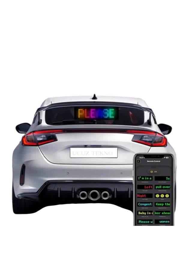 led-matrix-16x96-0-4a39.jpg LED MATRIX 16X96 пиксели неон светло, компатибилен со сите возила - Image 1