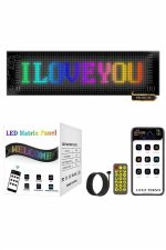 LED MATRIX 16X96 пиксели неон светло, компатибилен со сите возила - Image 2
