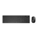 LENOVO LECOO Q Безжичен Црн Клавијатура/Миш Сет KM2001