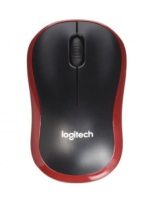 LOGITECH M185 Безжичен USB глувче Црвено - Image 2